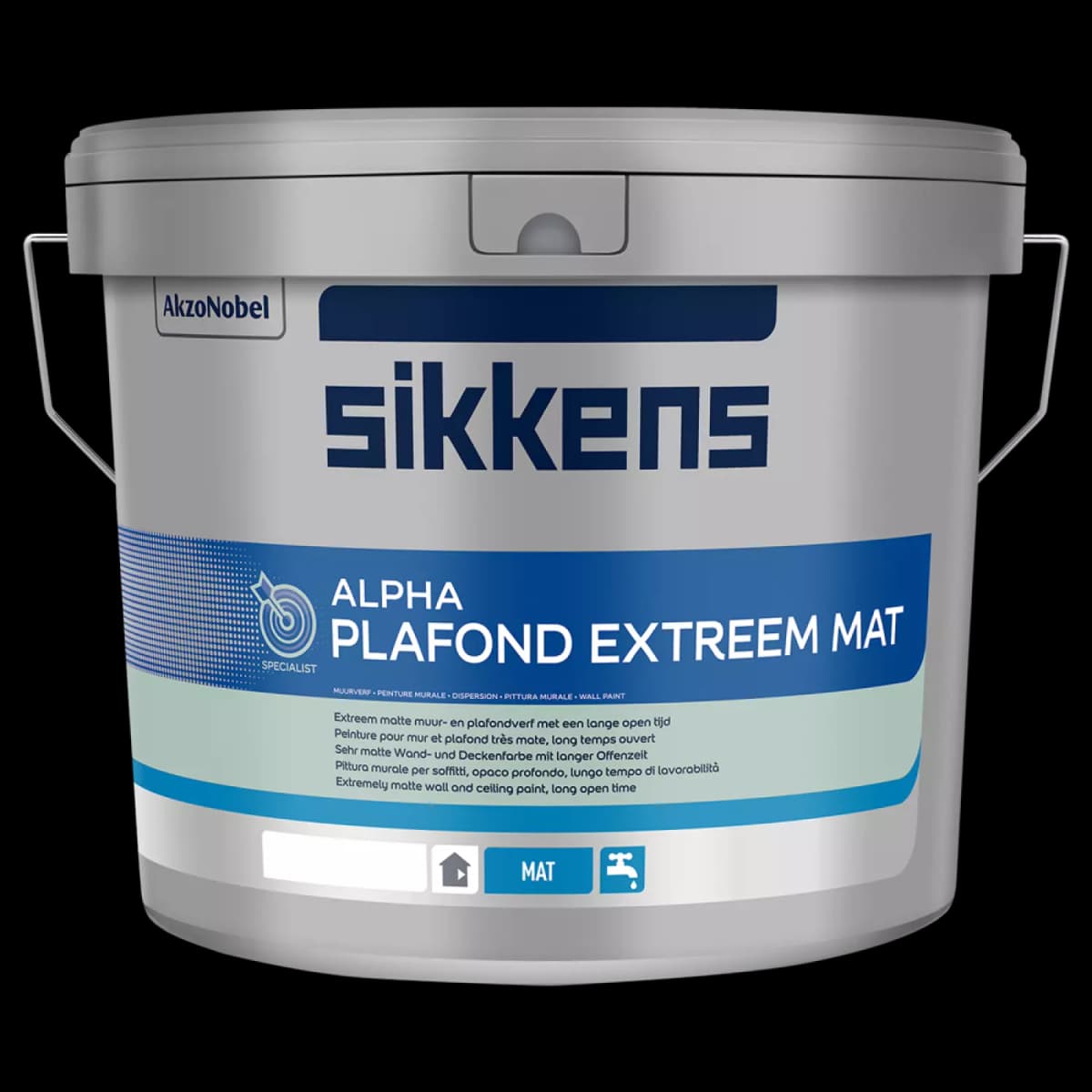 Sikkens Alpha Plafond Extreem Mat - Op Kleur Gemengd - 5 L