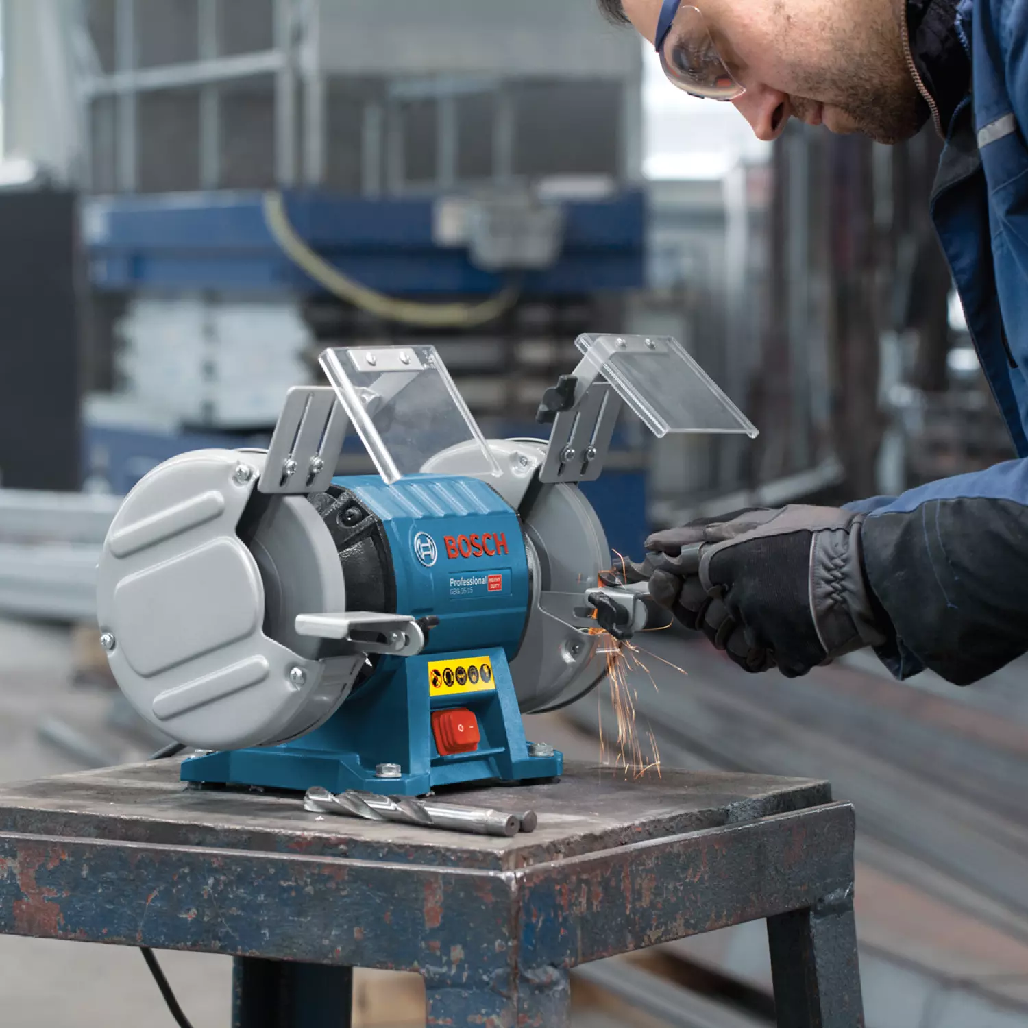 Bosch GBG 35-15 Tafelslijpmachine - 150mm - 350W thumbnail 4