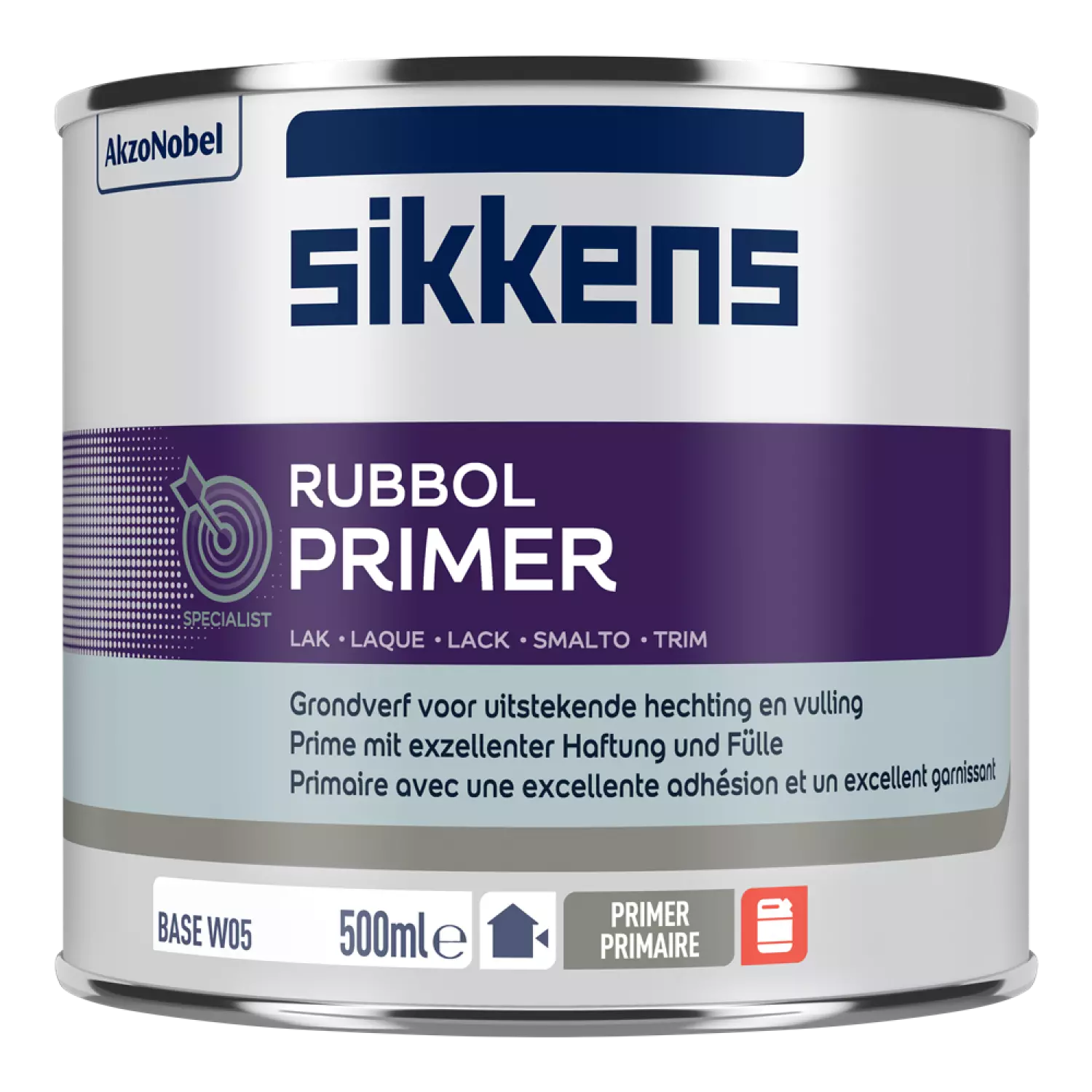 Sikkens Rubbol Primer - Op Kleur Gemengd - 0.5L
