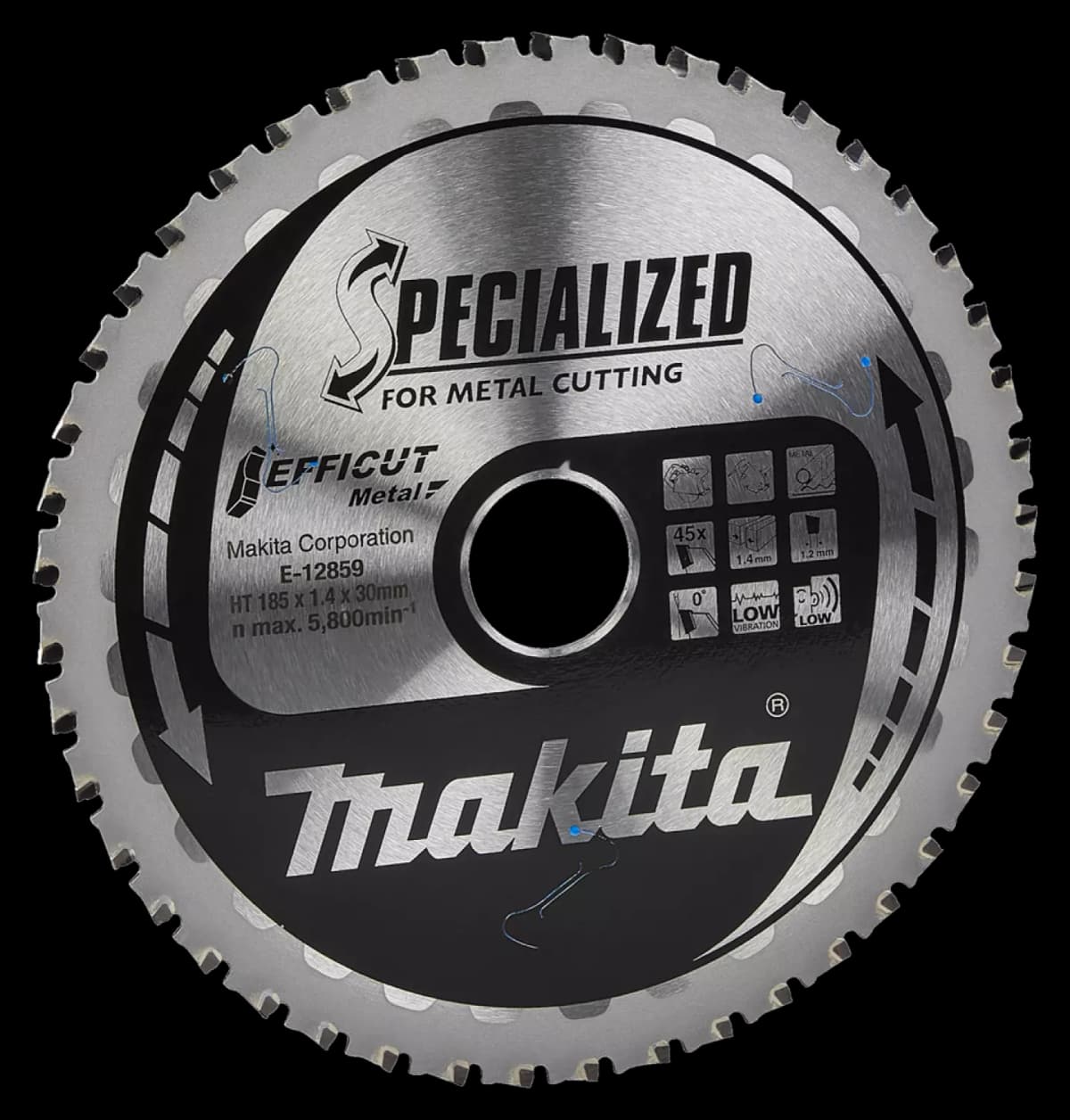 Makita E-12859 Efficut Cirkelzaagblad Staal - 185x30x1,4mm 45T thumbnail 2