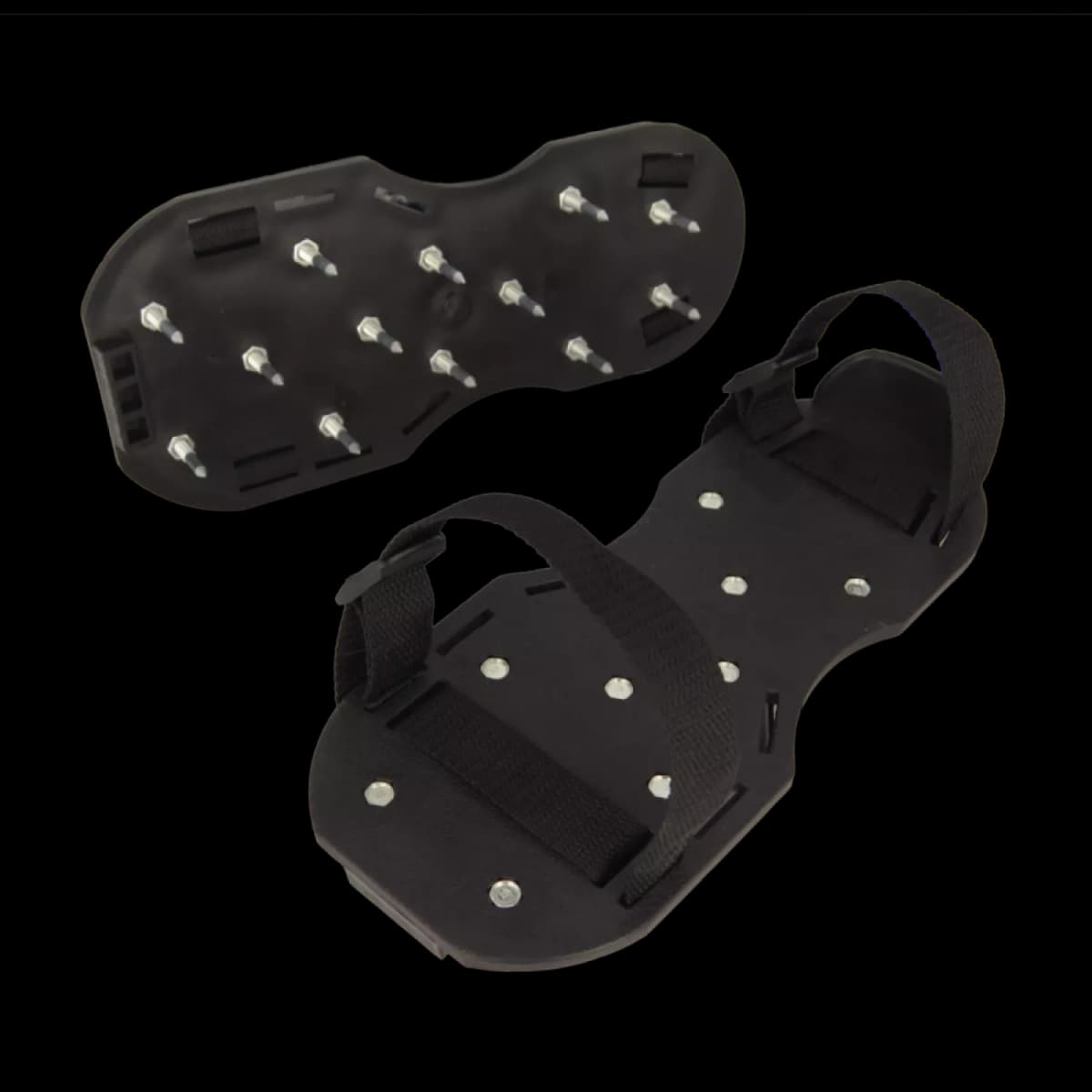 Paintura Spijkerzolen Met Nylon Sluiting - Zwart - 35mm