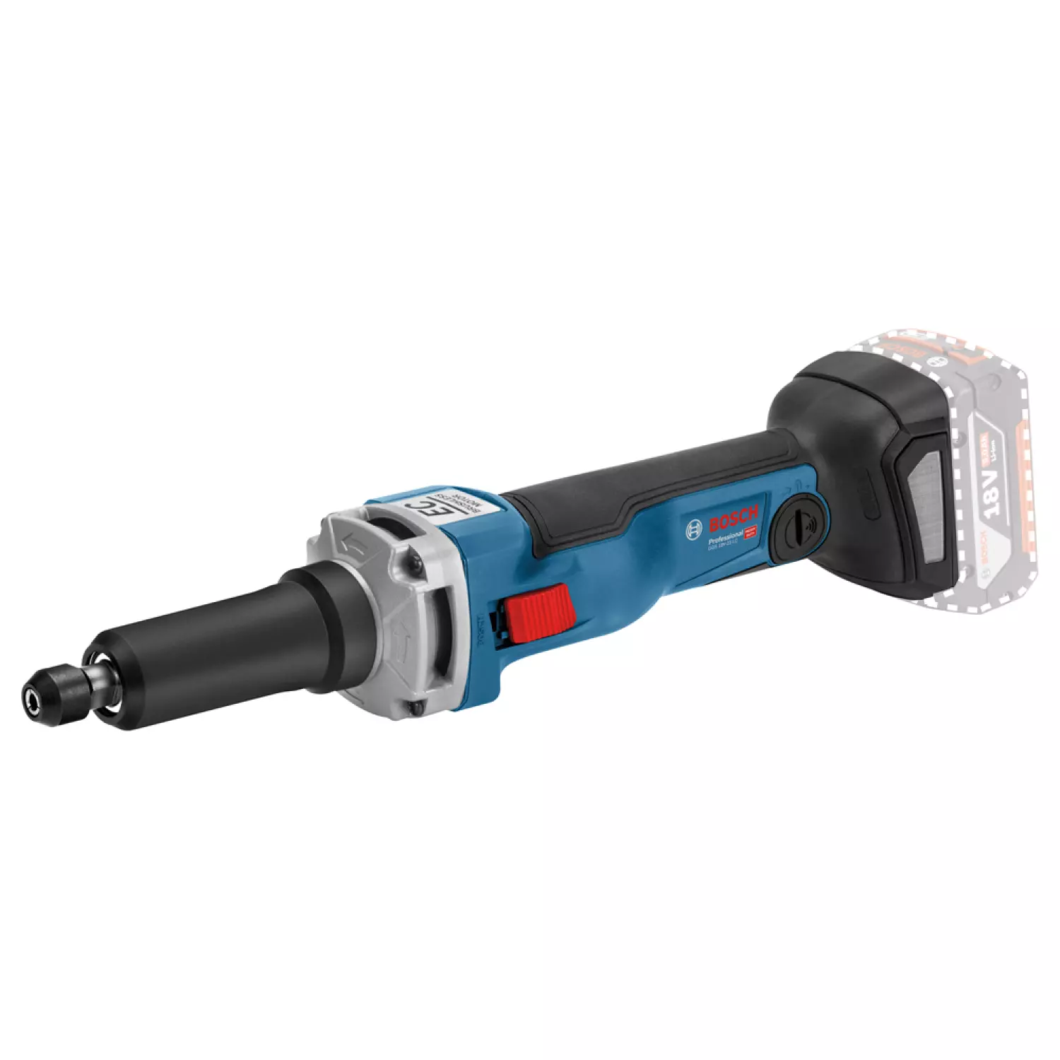 Bosch GGS 18V-23 LC 18V Li-Ion Accu Rechte Slijper Body In L-Boxx - 8mm thumbnail 2