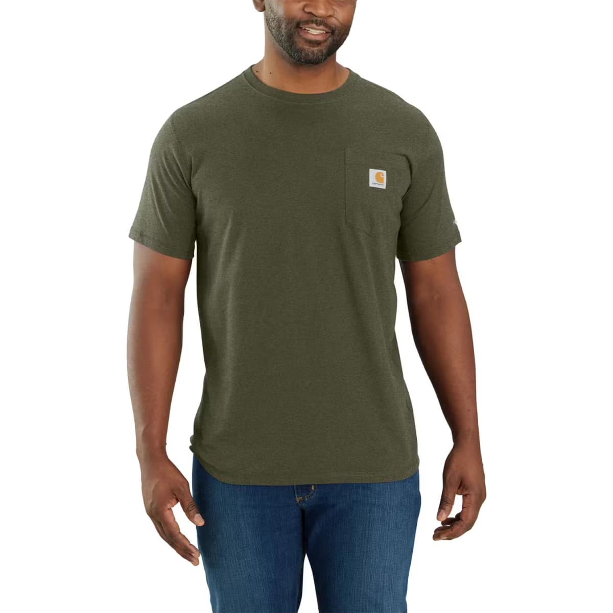 Carhartt Force Pocket T-Shirt Basil Heather - S