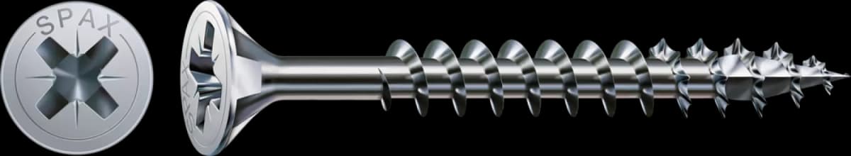 SPAX Universele Schroeven Verzonken Kop - Voldraad - Z2 - 4.0x50 Mm (100st)