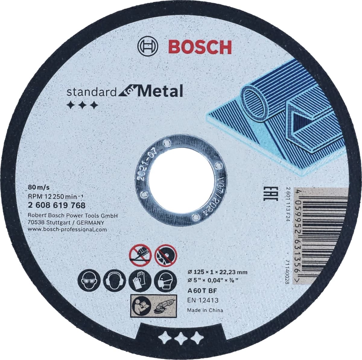 Bosch 2608626116 Slijpschijven Metaal - 1mm - In Emmer (100 Stuks) thumbnail 2