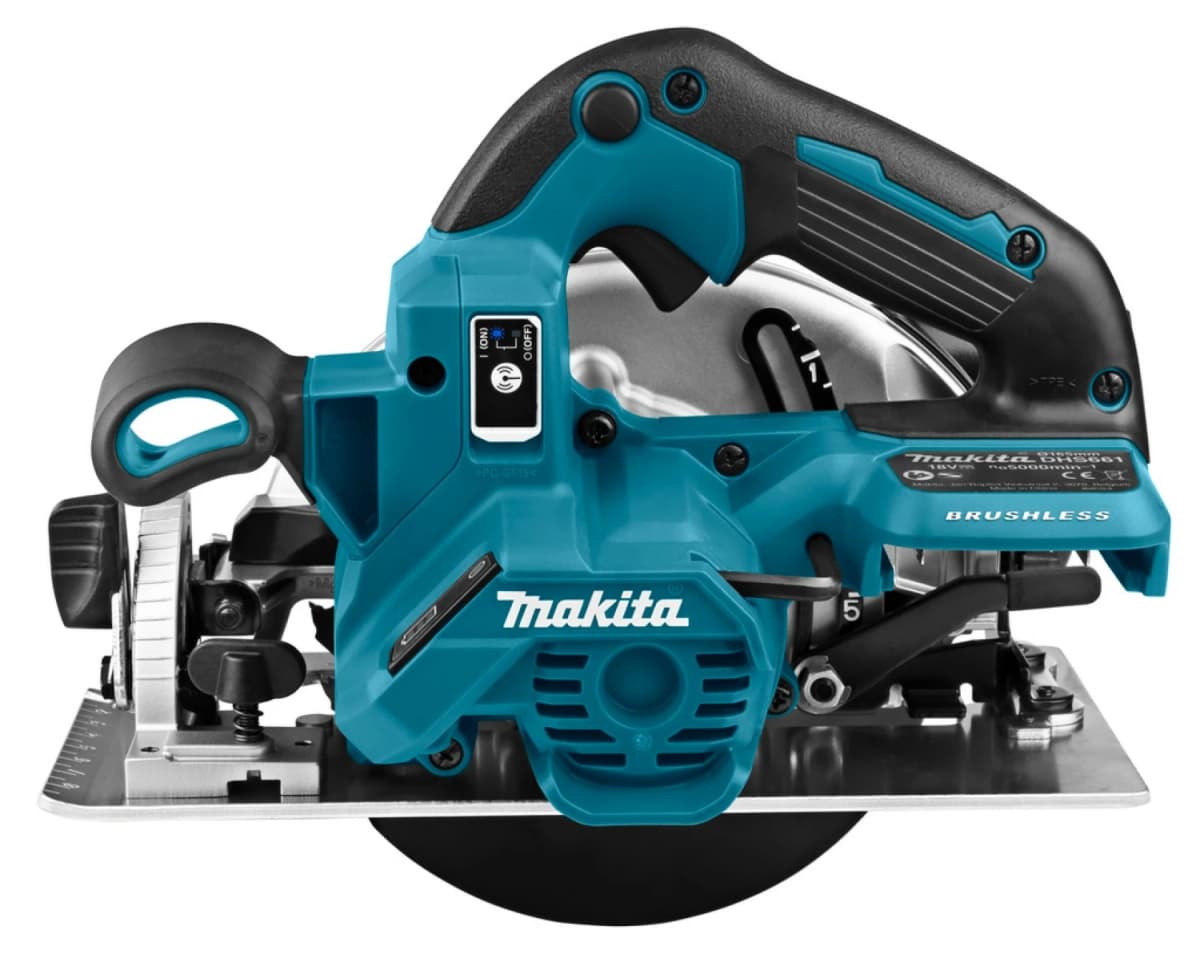 Makita DHS661RTJU 18V Li-Ion Accu Cirkelzaag Set (2x 5.0Ah Accu) In Mbox - 165mm - Koolborstelloos thumbnail 4