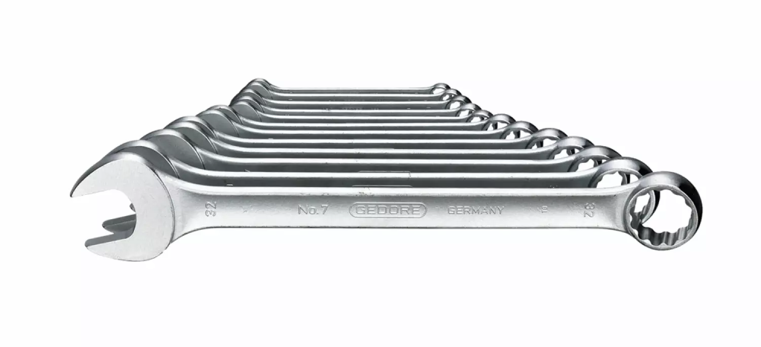 Gedore 7-08 8-delige Ringsteeksleutel-set - 10-24mm thumbnail 2