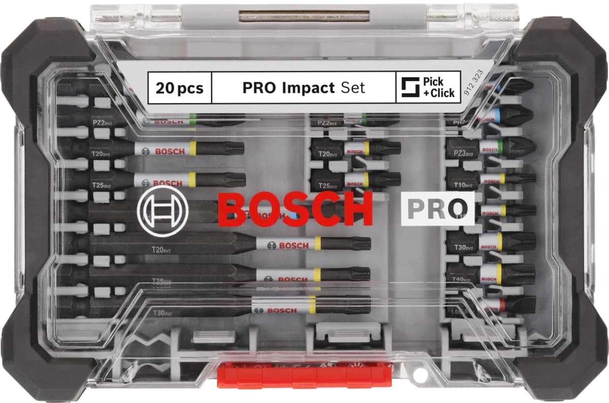 Bosch 2608521U74 20-delige PRO Impact Schroefbitset