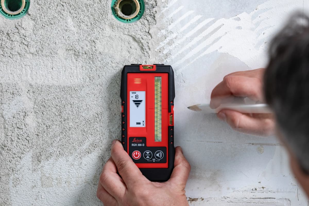 Leica RGR 300-D Laserontvanger - Rood / Groen - 80m - IP65 thumbnail 2