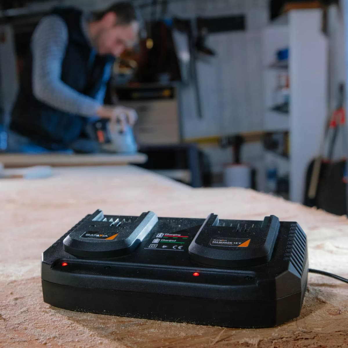 Batavia 7063910 Maxxpack 18V Li-Ion Accu Duolader - 3.5Ah thumbnail 2