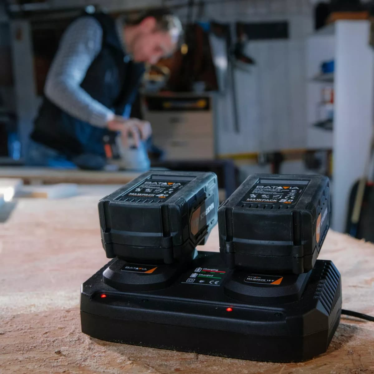 Batavia 7063910 Maxxpack 18V Li-Ion Accu Duolader - 3.5Ah thumbnail 3