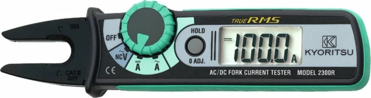 Kyoritsu 2300R True-RMS Mini Vorkstroomtang - AC/DC 100A