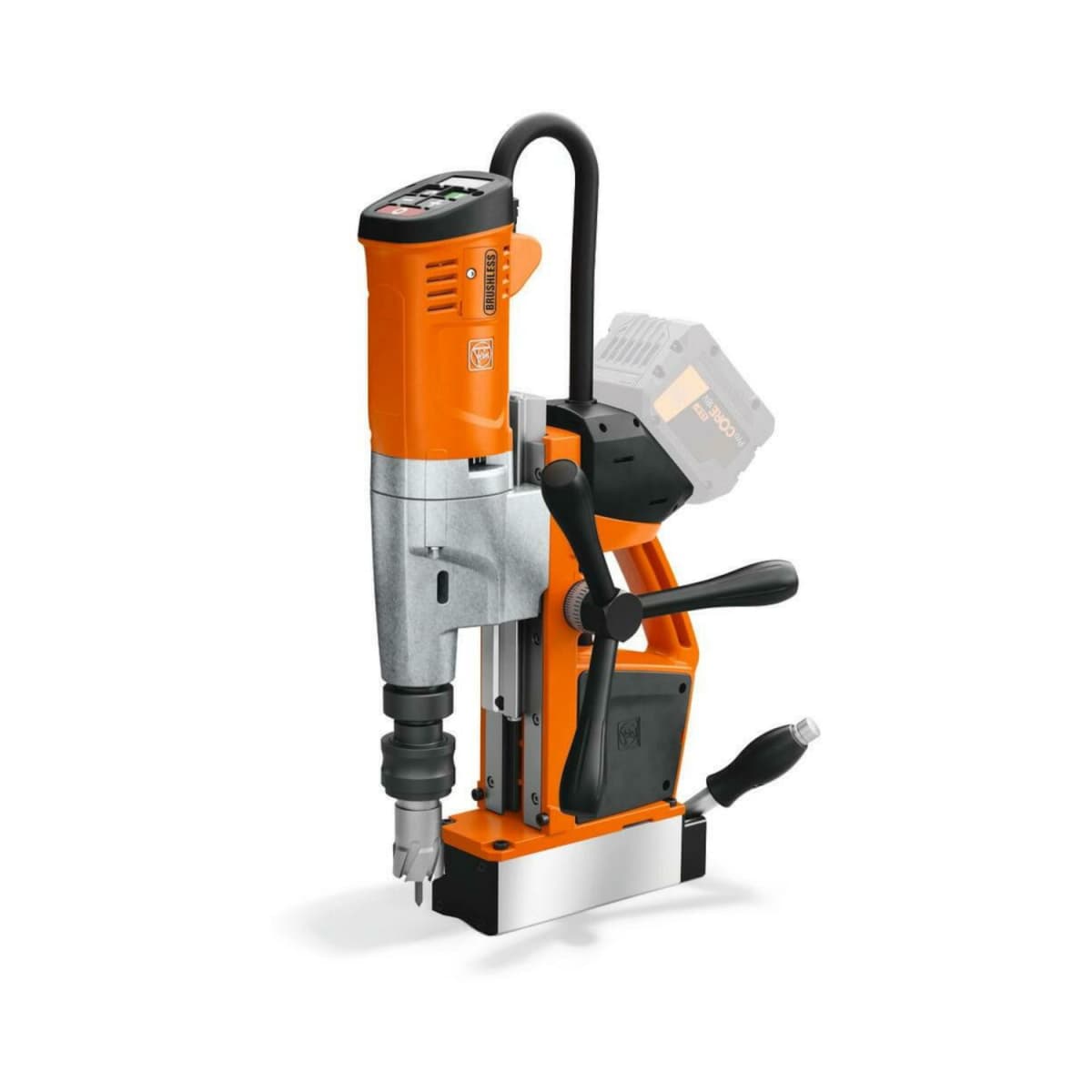 Fein AKBU 35 PMQ AS 18V Li-Ion Accu Magnetische Kernboormachine Body In Koffer - 35mm