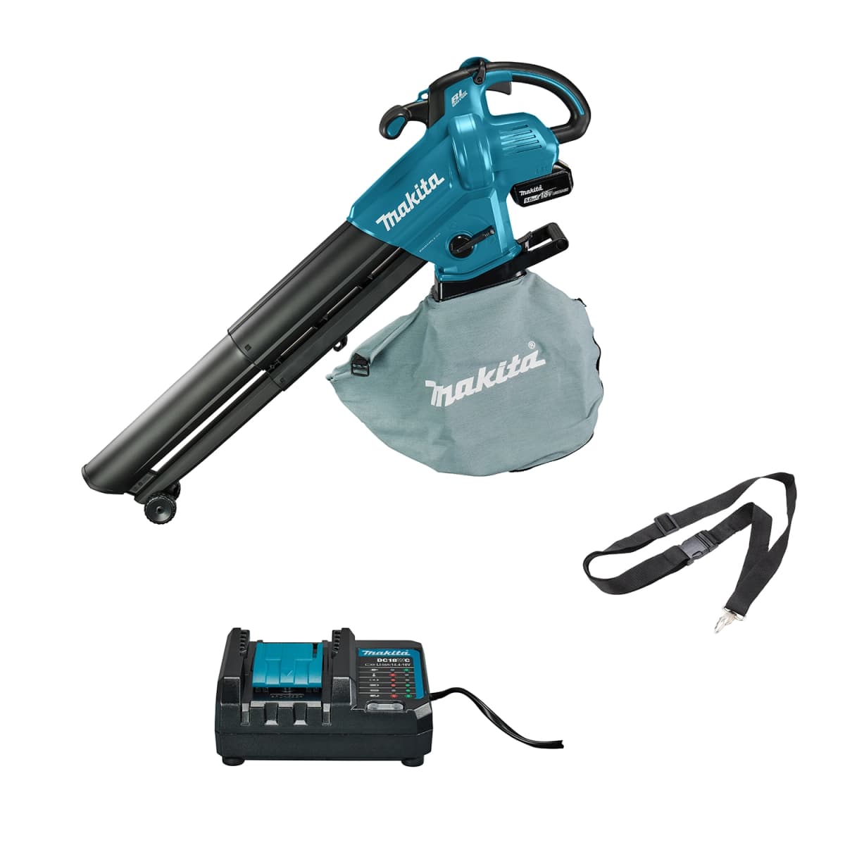 Makita DUB187T001 LXT 18V Li-Ion Accu Bladblazer Set (1 X 5,0Ah Accu) - 216km/h
