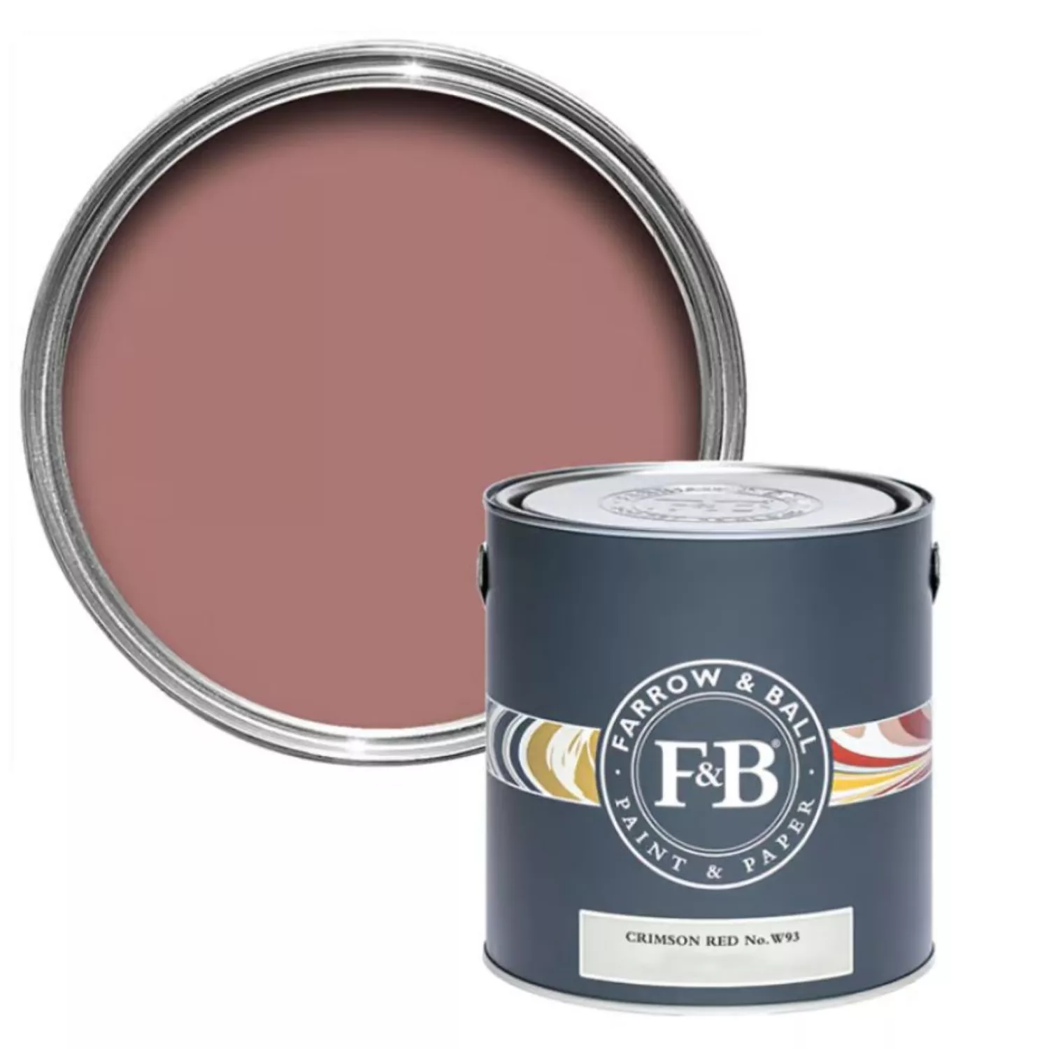 Farrow&Ball Modern Eggshell Crimson Red No.W93 0,75L