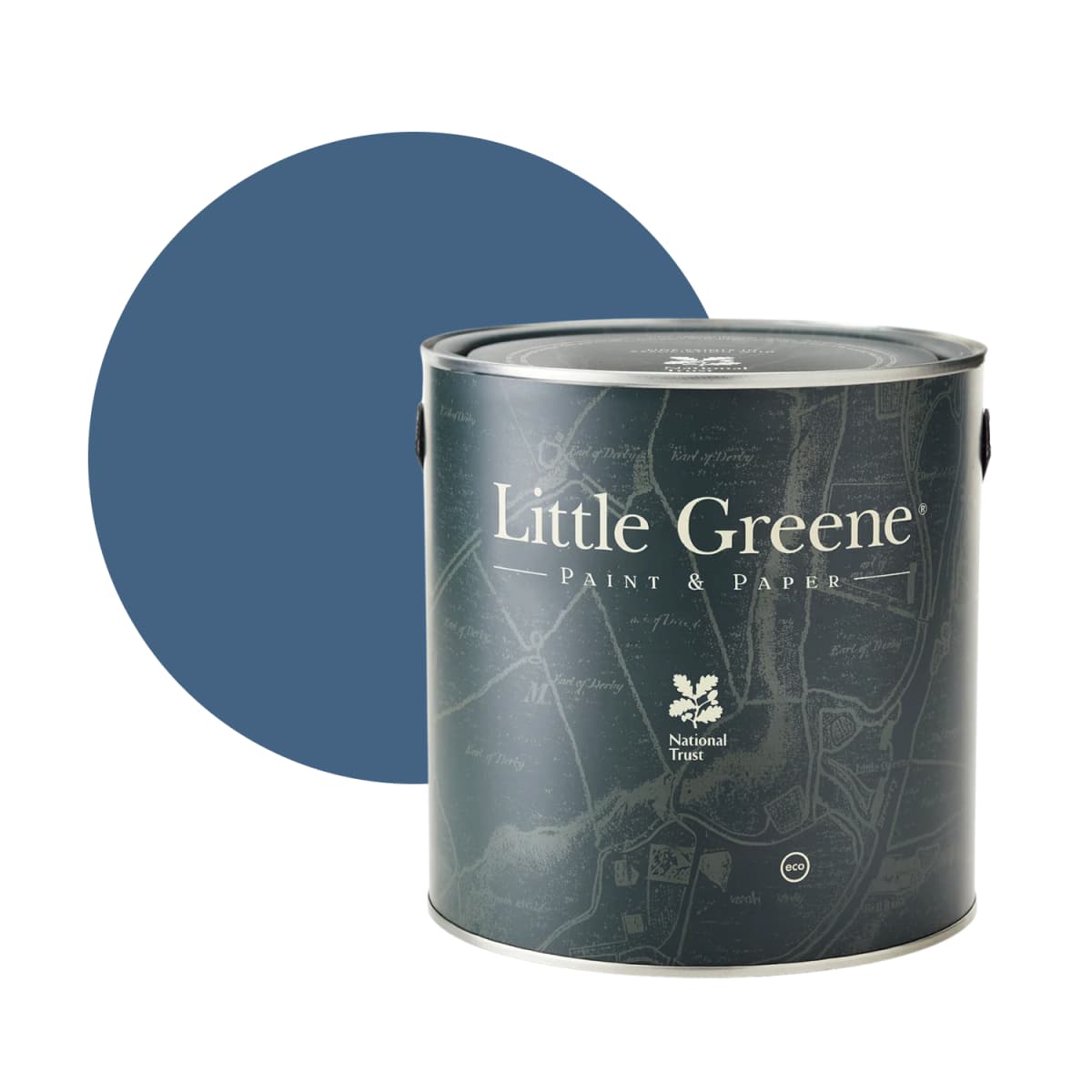 Little Greene Interior Oil Eggshell - Woad No. 251 - 2,5L