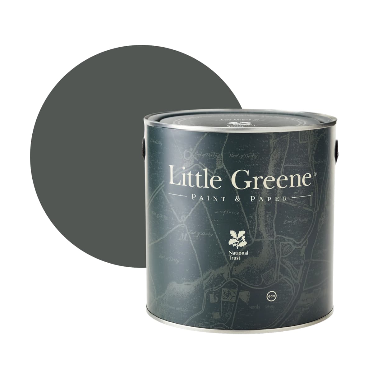 Little Greene Traditional Oil Gloss - Vulcan No. 324 - 1L