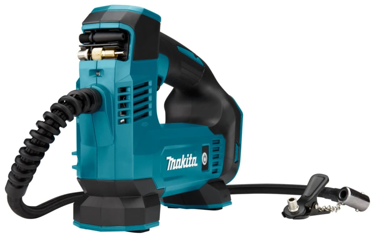 Makita DMP180Z 18V Li-Ion Accu Luchtpomp Body - 8,3 Bar Luchtpomp Met Digitaal Display En LED Verlichting.