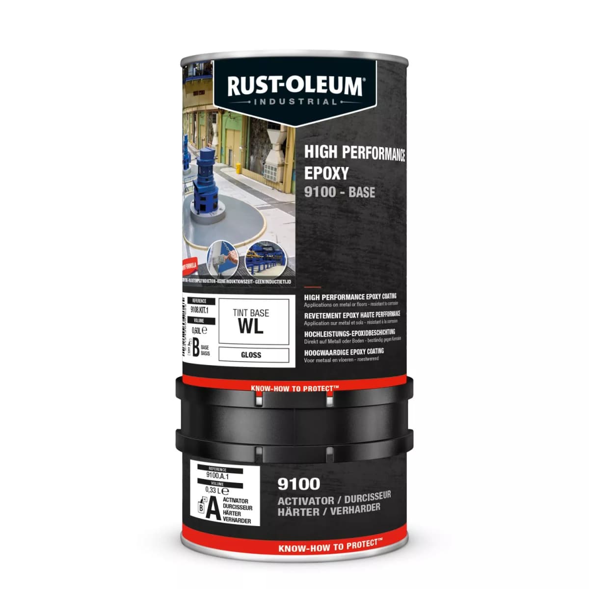 Rust-Oleum 9100 Epoxy Coating Kit - 1L