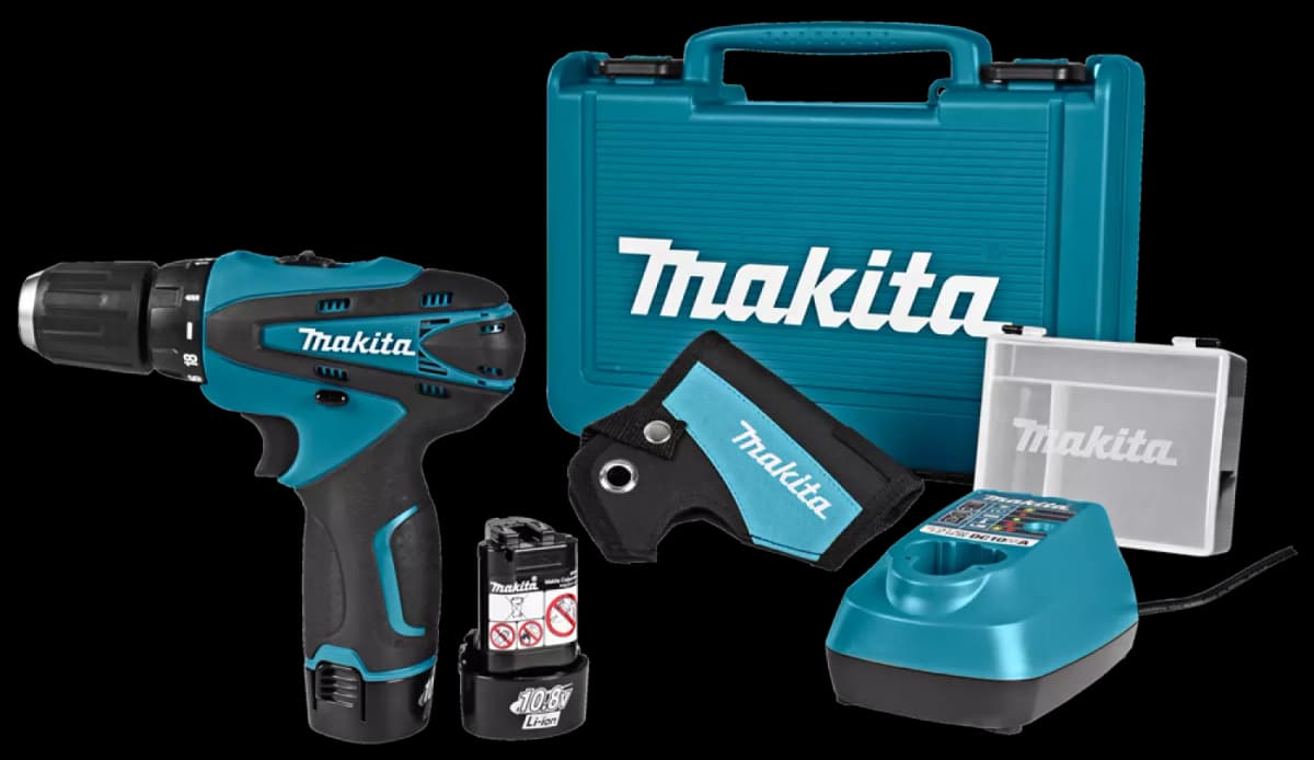 Makita DF330DWE 10.8V Li-Ion Accu Boor-/schroefmachine Set (2x 1.3Ah Accu) In Koffer