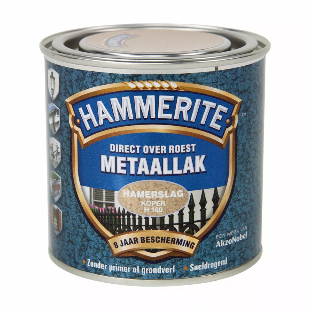 Hammerite Metaallak Hamerslag - Koper - 250ml