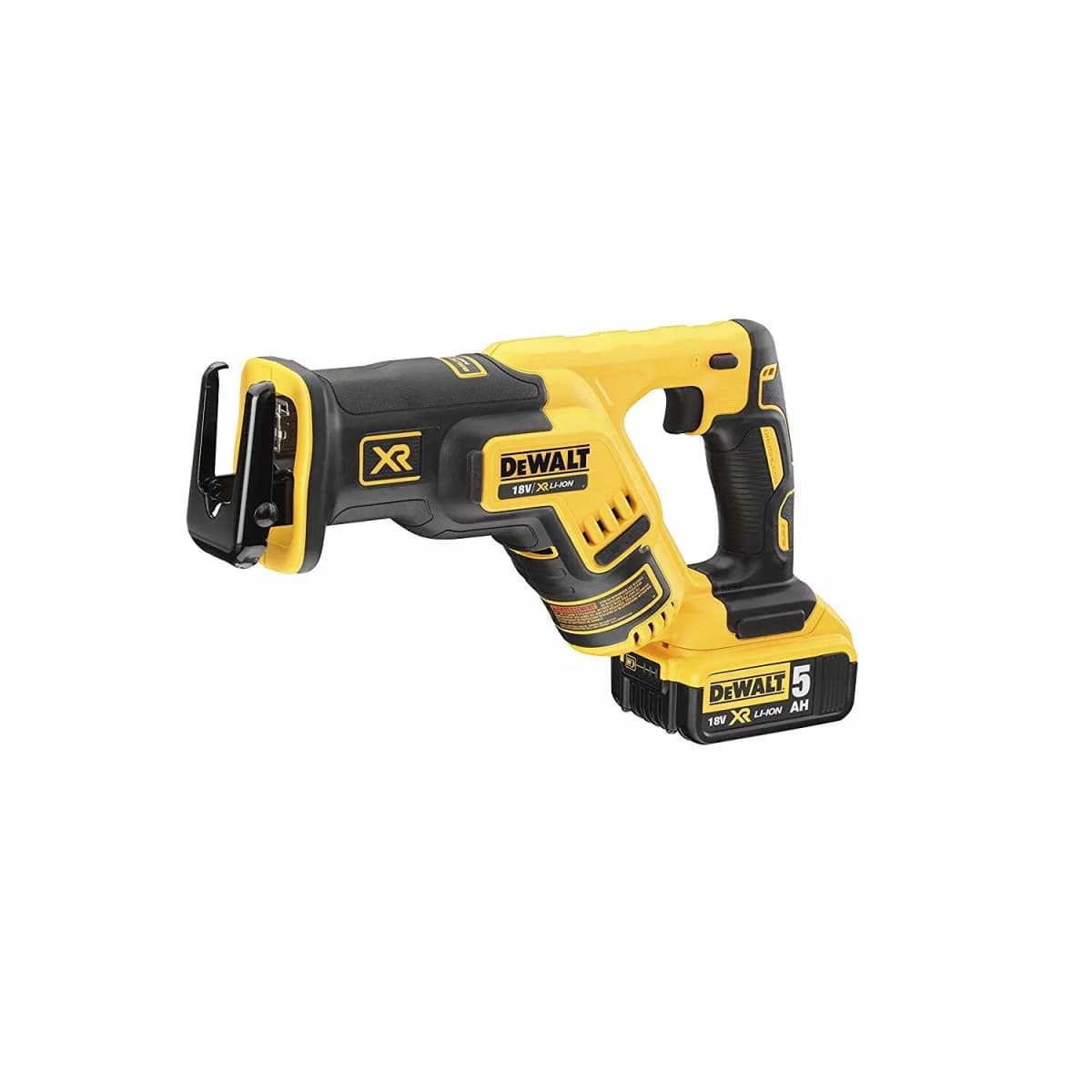 DeWALT DCS367P2 18V Li-ion XR Accu Reciprozaag Set (2x 5.0Ah) In TSTAK - Koolborstelloos thumbnail 3