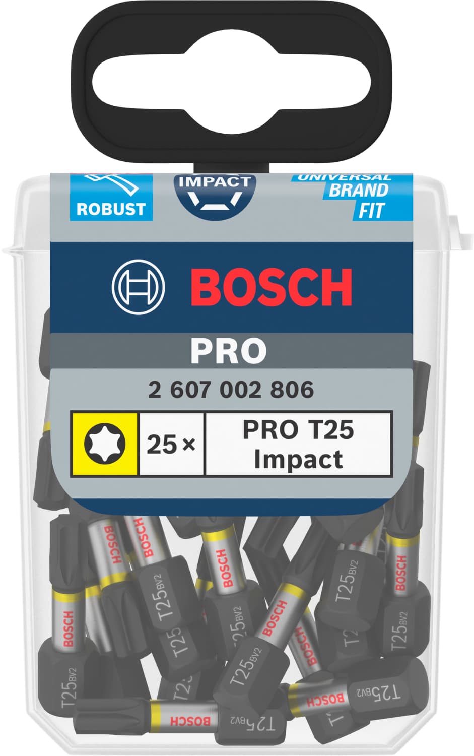 Bosch 2607002806 Impact 25-delige Bitset - 25mm - T25