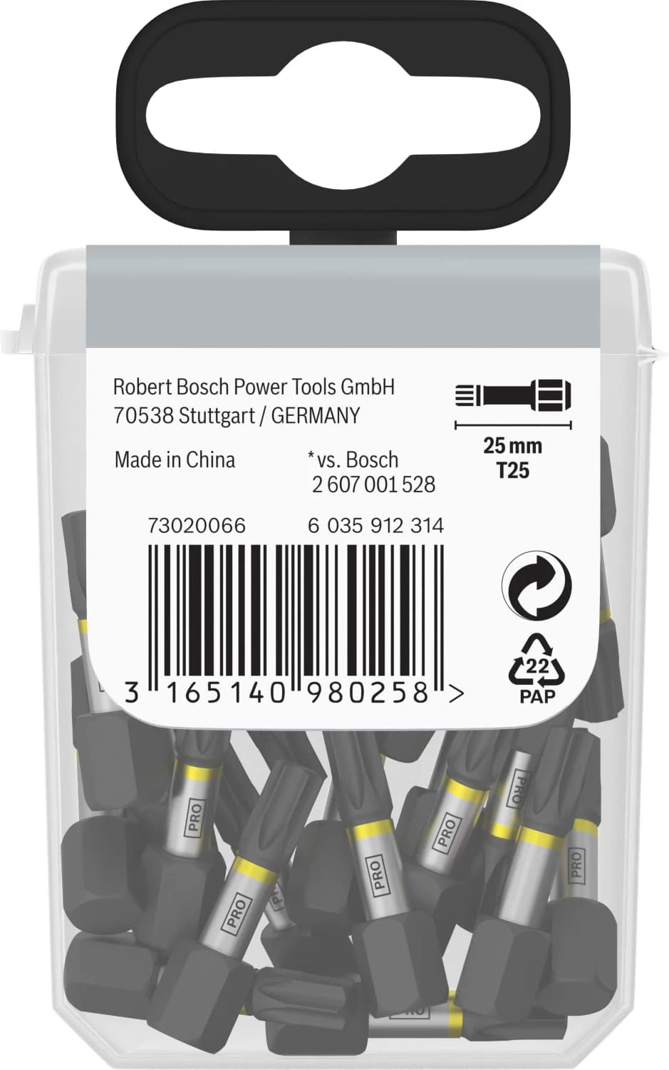 Bosch 2607002806 Impact 25-delige Bitset - 25mm - T25 thumbnail 2