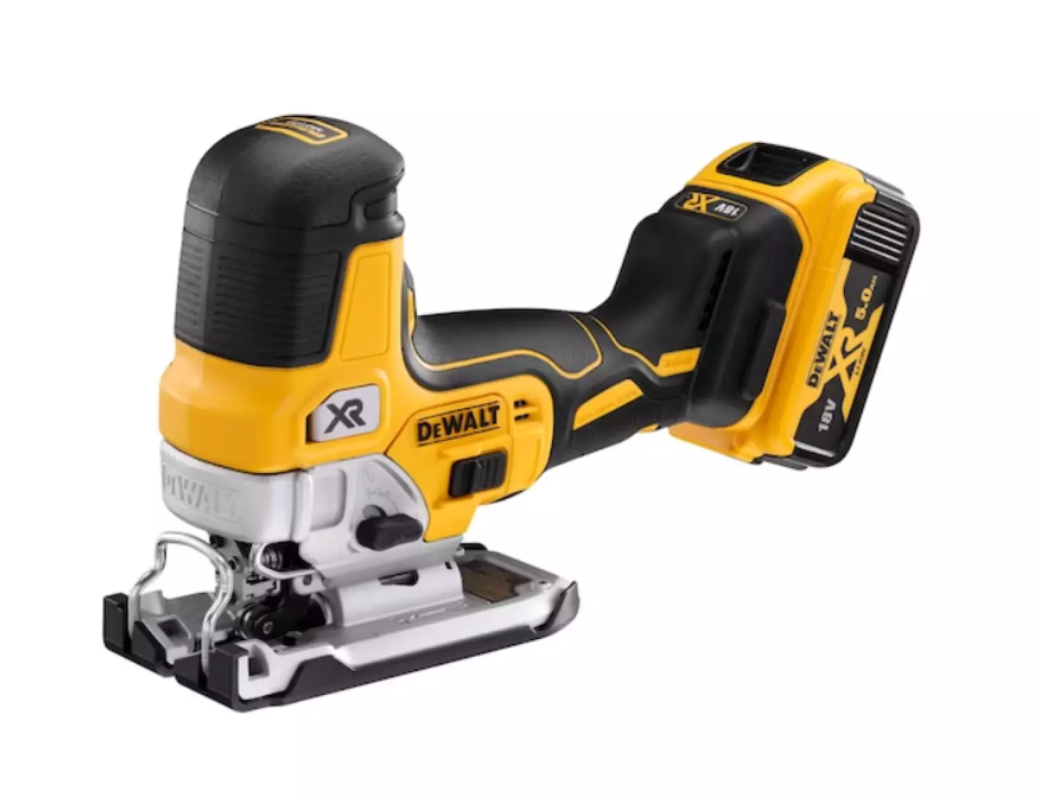 DeWALT DCS335P2 18V XR Li-ion XR Accu Decoupeerzaag Set (2x 5.0Ah) In TSTAK - Koolborstelloos thumbnail 2