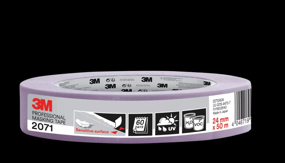 3M 207124SWPEFC Professionele Afplaktape Gevoelige Oppervlakten - 24mm X 50m