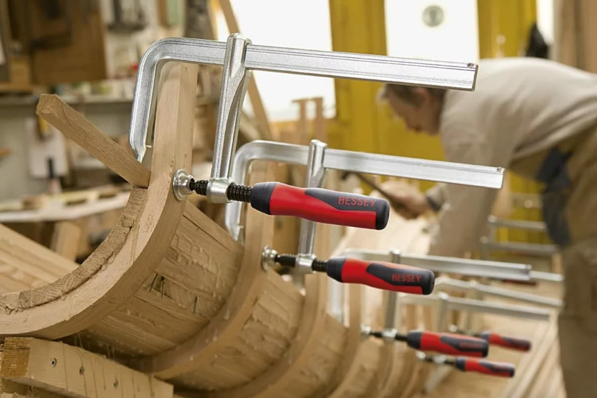 Bessey GZ25 Lijmklem - Geheel Staal - 250 X 120mm thumbnail 4