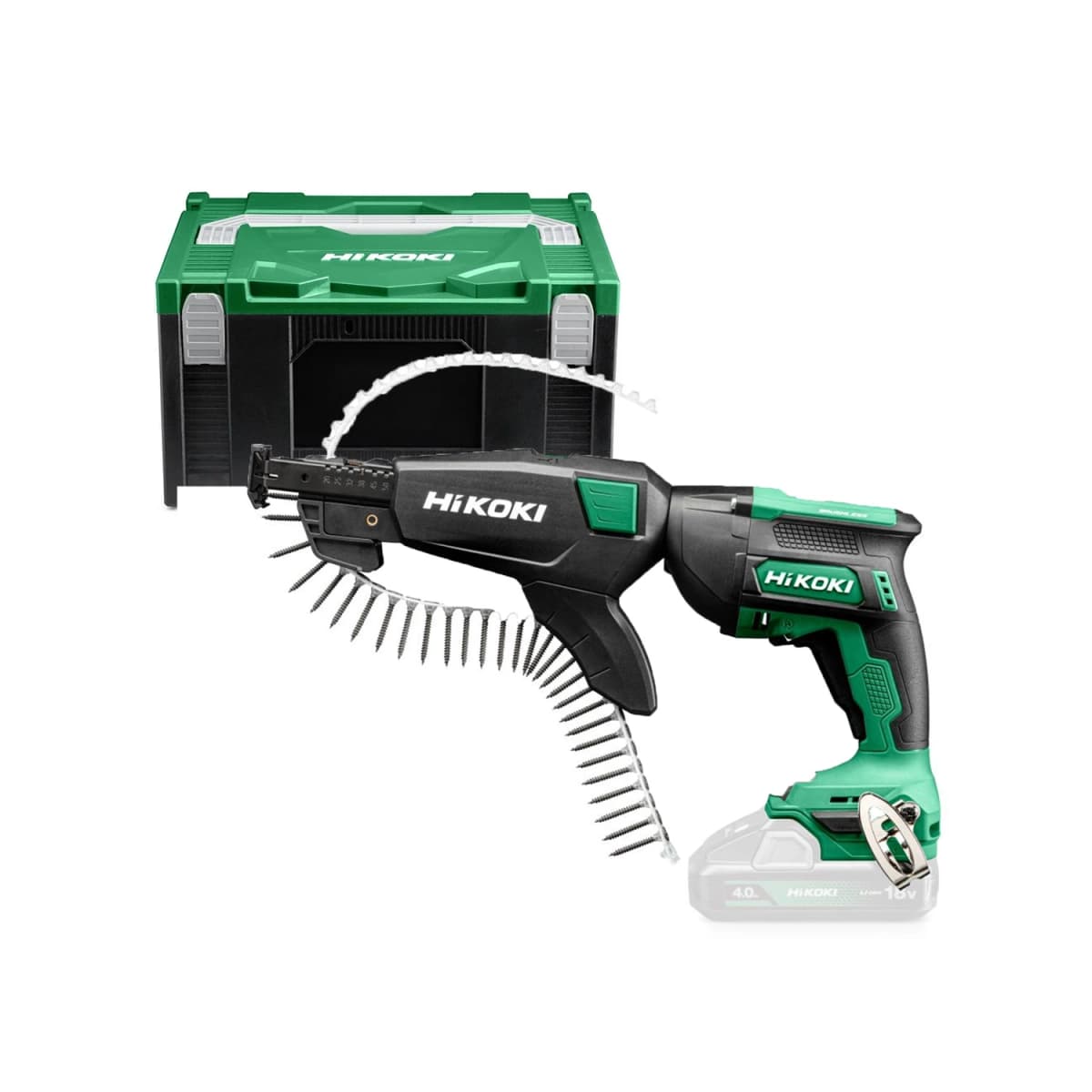 HiKOKI W18DBW3Z 18V Li-ion Accu Gipsschroefmachine / Bandschroefmachine Set In HSC III - 25-57mm