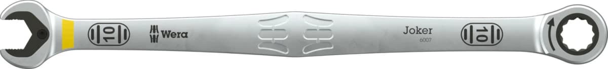 Wera 05020351001 6007 Joker Steek-ringratelsleutel SB - Extra Lang - 10 X 209mm