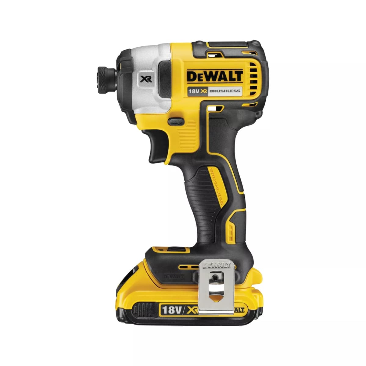 DeWALT DCF887D2-QW 18V Li-ion XR Accu Slagschroevendraaier Set (2x 2.0Ah) In TSTAK - 1/4"- Koolborstelloos thumbnail 2