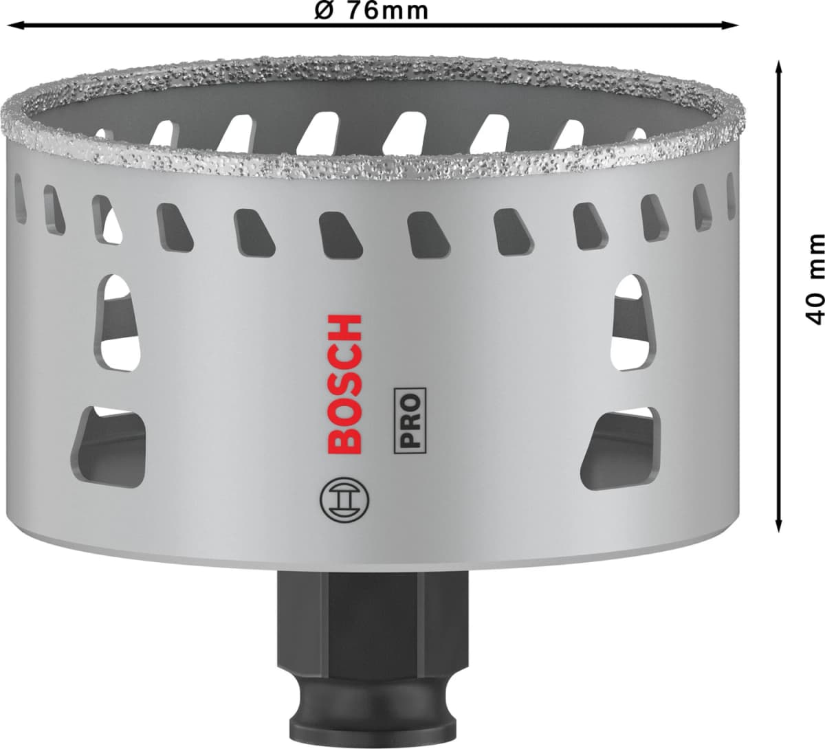 Bosch 2608901571 PRO Tile PC Plus Diamantgatzaag Voor Tegels - 76mm thumbnail 4