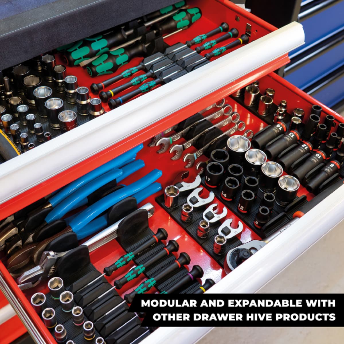 StealthMounts DHSP-1/4-SK-10 Drawer Hive Dophouder 1/4"Voor Ladekast - Zwart - 10 Stuks thumbnail 4