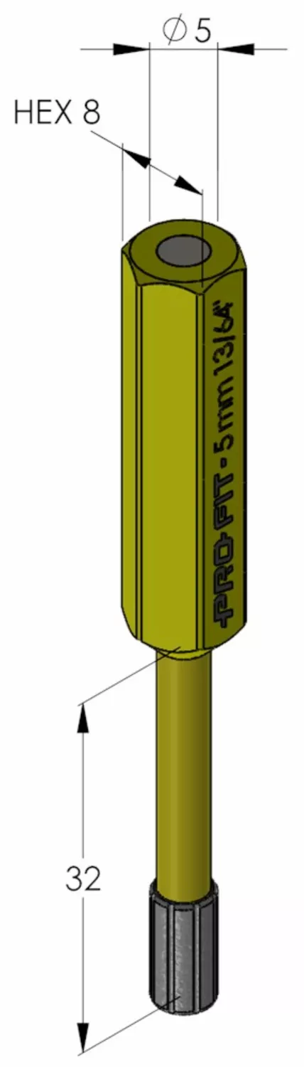 ProFit 09031005 Diamantboor Zeskant - 5mm thumbnail 2