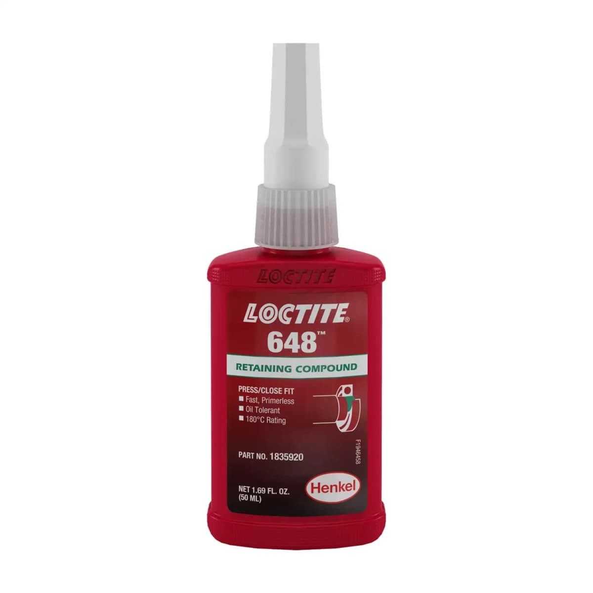 LOCTITE 648 - Lijm Voor Cilindrische Bevestiging - Hoge Sterkte