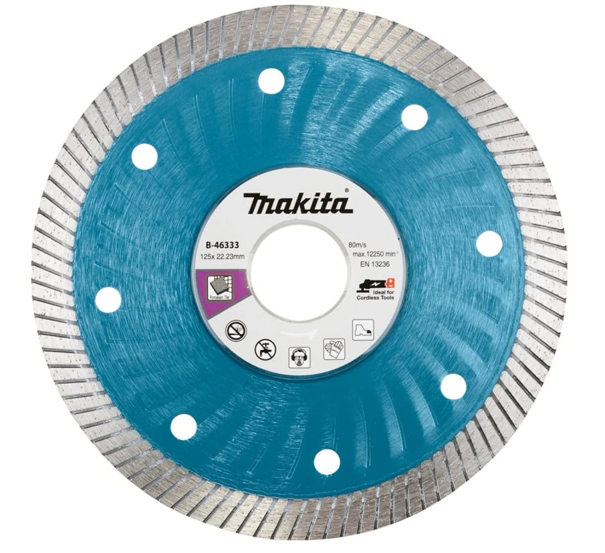 Makita B-46333 Diamantschijf - 125 X 22,2mm - Keramiek