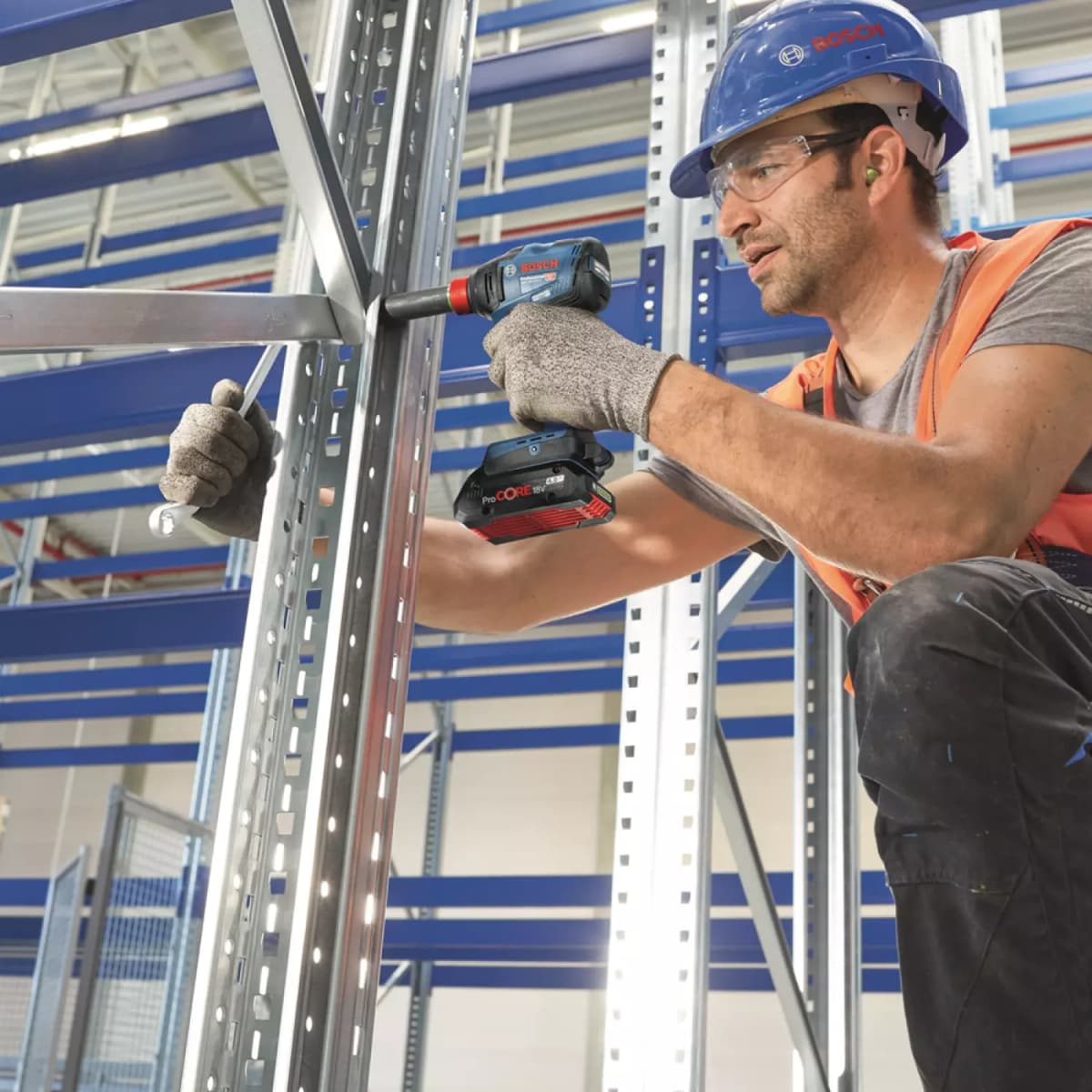 Bosch GDX 18V-210 C 18V Li-ion Accu Draaislagmoeraanzetter Set (2x 4.0Ah Accu) In L-Boxx - 210Nm thumbnail 3