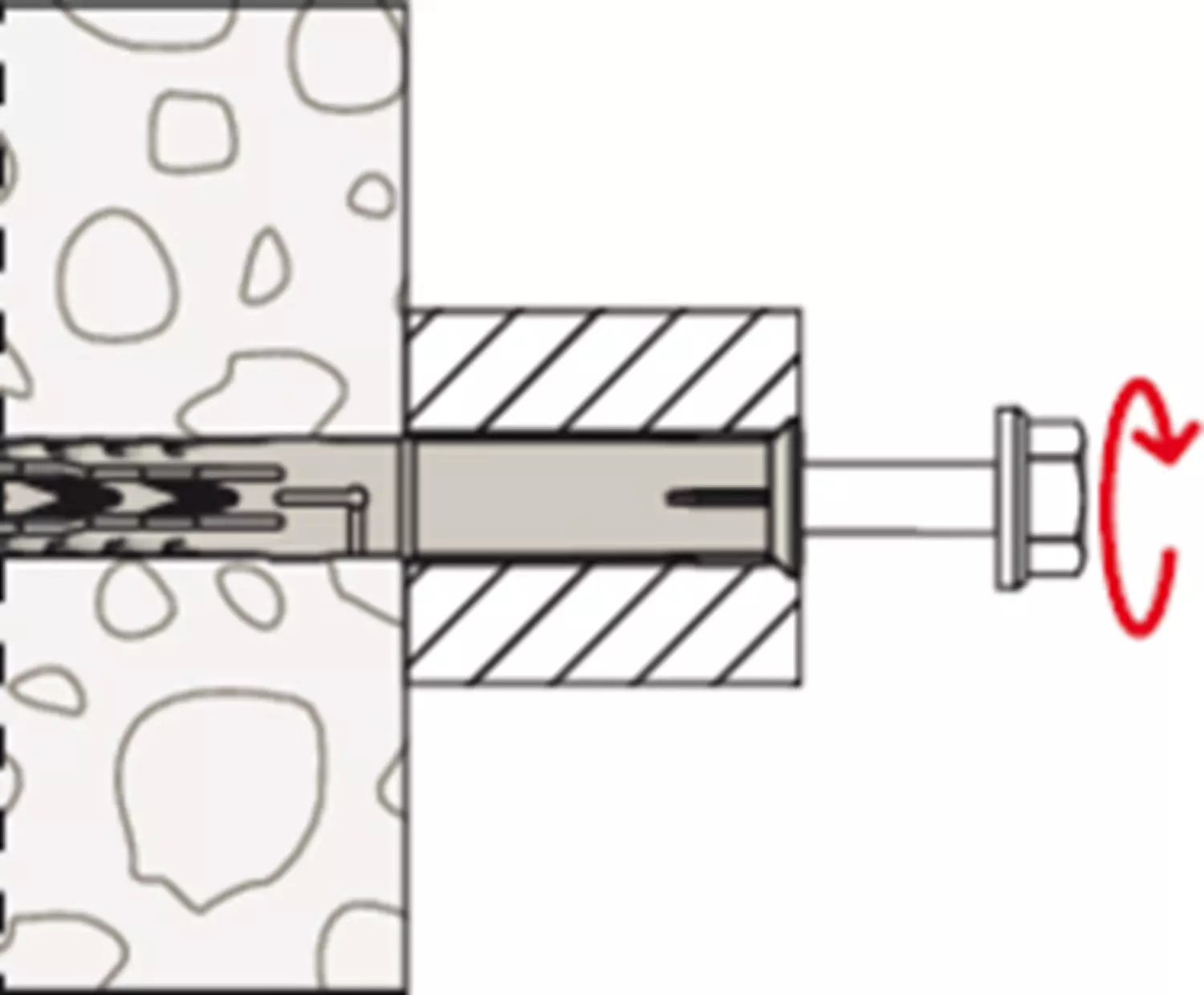 Fischer 46336 Constructie-/kozijnplug SXR - 10 X 200 FUS - TX40/SW13 - Zeskant Schroef - Verzinkt Staal (50st) thumbnail 4
