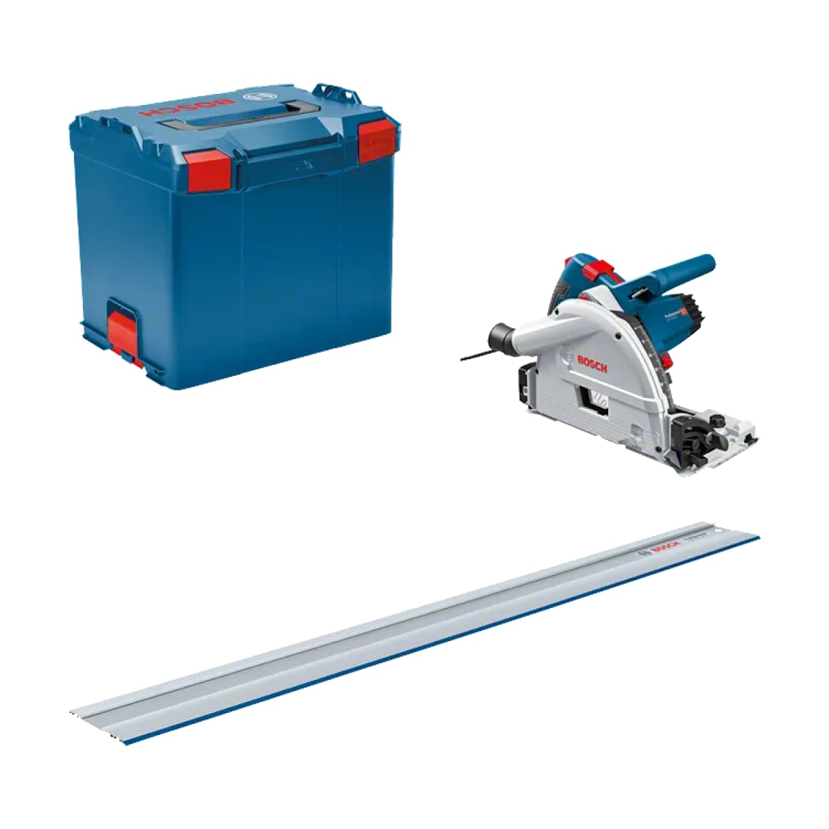 Bosch GKT 55 GCE Invalcirkelzaagmachine In L-Boxx - 1400W - Met Geleiderail