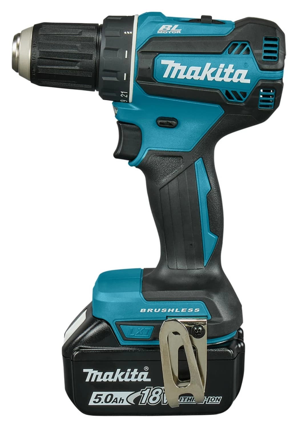 Makita DDF485RTJ3 18V Li-Ion Accu Boor-/schroefmachine Set (3x 5.0Ah) In Mbox - Koolborstelloos thumbnail 2