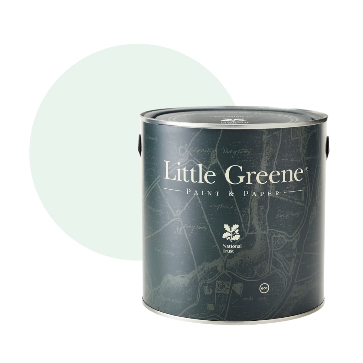 Little Greene Absolute Matt Emulsion - Aquamarine Pale No. 282 - 2,5L