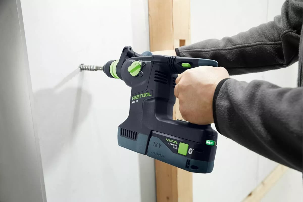 Festool KHC 18 5,0 EBI-Plus Accu-combihamer (2x 5.0Ah Accu) In Systainer thumbnail 3