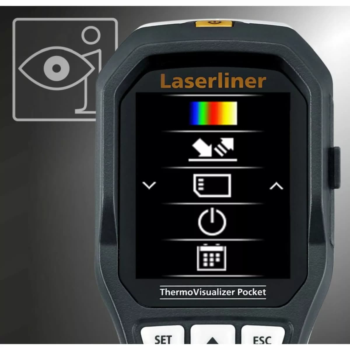 Laserliner 082.074A ThermoVisualizer Pocket Infrarood Thermometer thumbnail 2