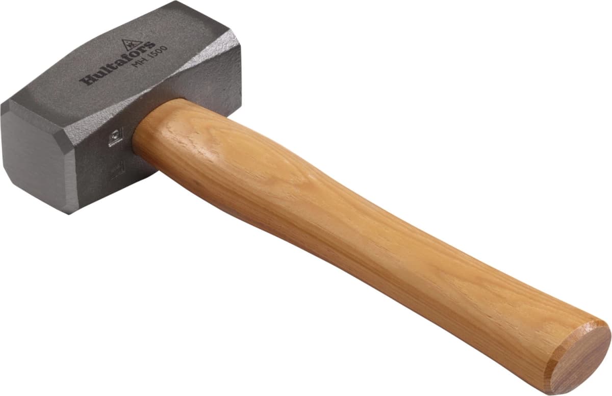 Hultafors MH 1500 Moker - Houten Handgreep - 1700 Gram thumbnail 2