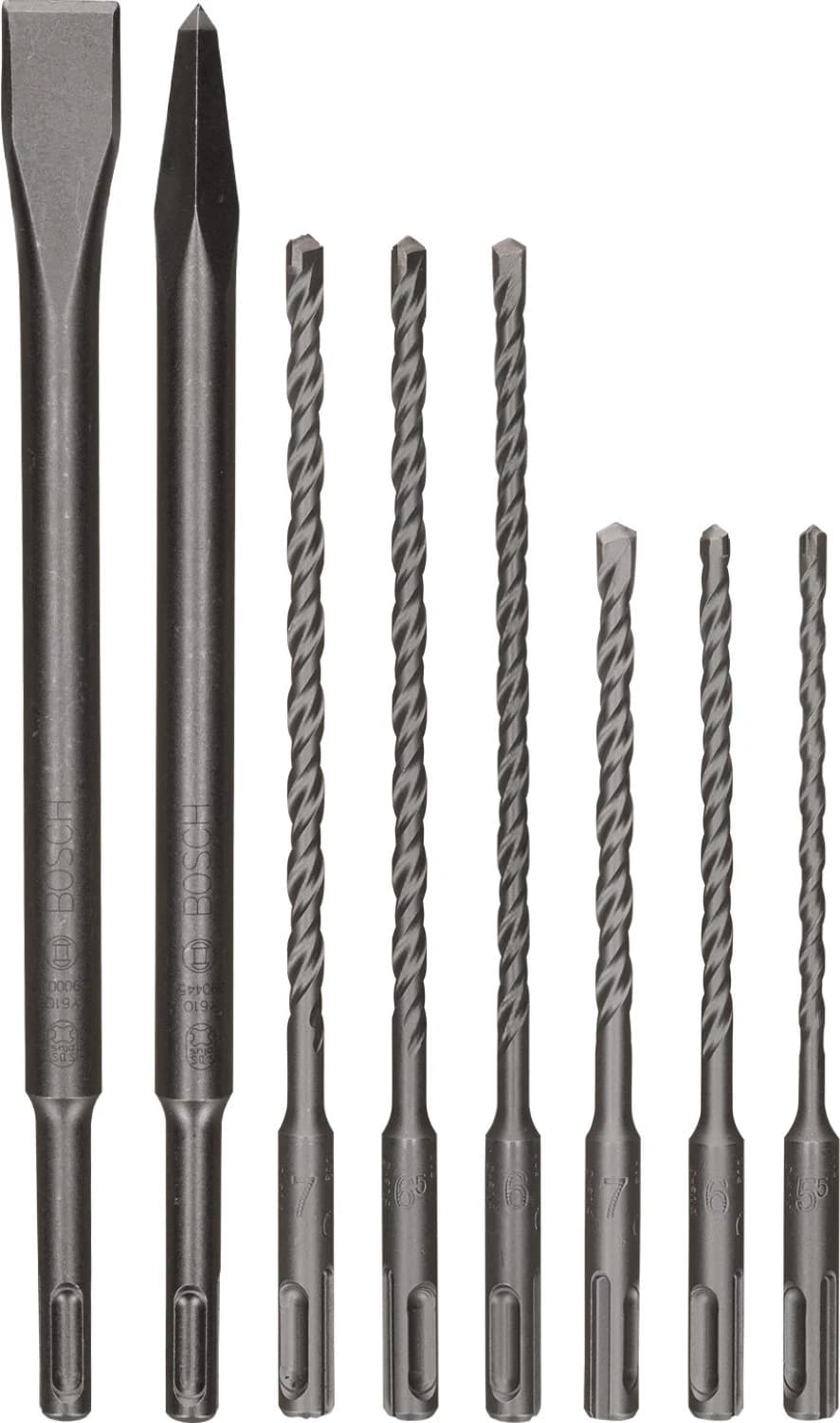 Bosch 2607017376 PRO 8-delige SDS Plus-4C Beitel- En Borenset