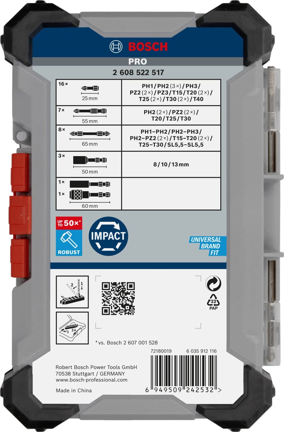 Bosch 2608522517 36-delige PRO Impact Schroefbitset thumbnail 3