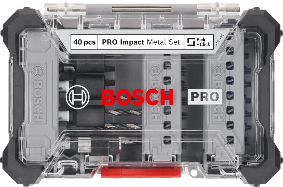 Bosch 2608521U86 40-delige PRO Impact Schroefbits En Metaalboren - Gemengde Set